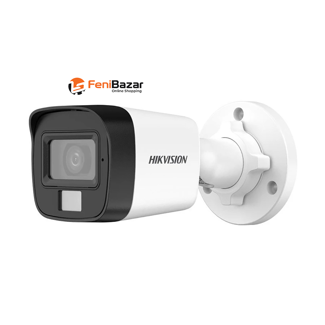 Hikvision DS-2CE16G0T-LPFS (3.6mm) (3MP) 2K Smart Hybrid Light Audio Fixed Mini Bullet CC Camera