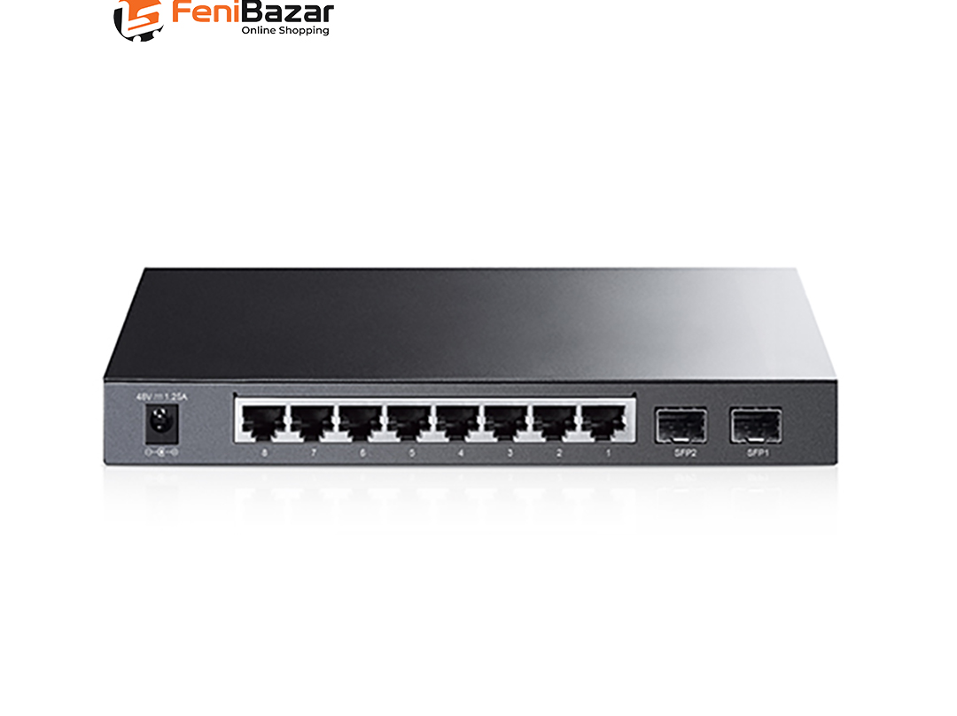 TL-SG2210P 8-Port Gigabit Smart PoE Switch with 2 SFP Slots
