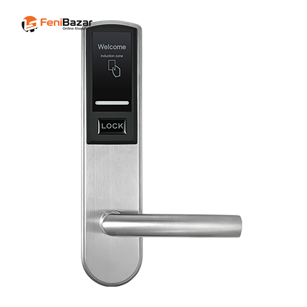 Zkteco LH3000 RFID Hotel Lock With advanced 13.56mhz IC-1 card technology American standard mortise with 5 latches Stainless steel housing with the color of sliver