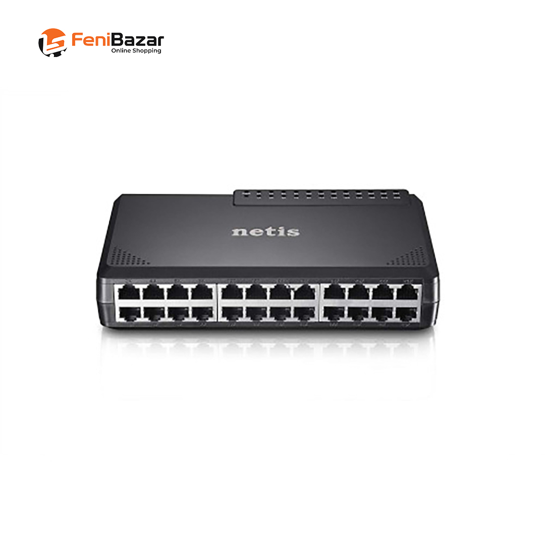 NETIS ST3124P Unmanaged 24 Port Fast Ethernet Plastic Switch